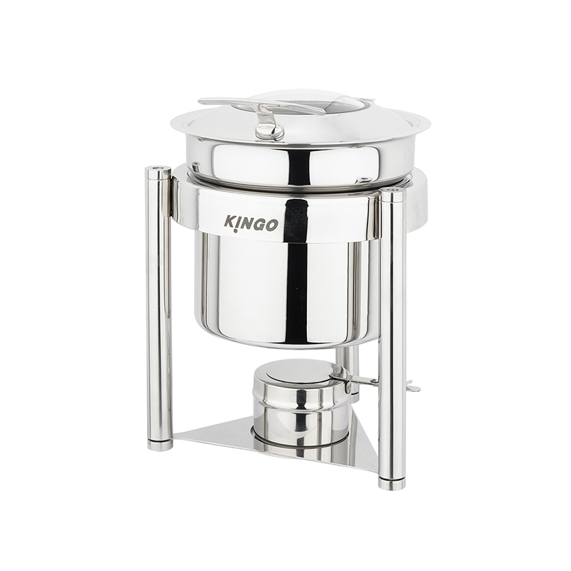 3.5/4.5/7.5/10L hot sauce soup pot station chafing dish with lid for restaurant