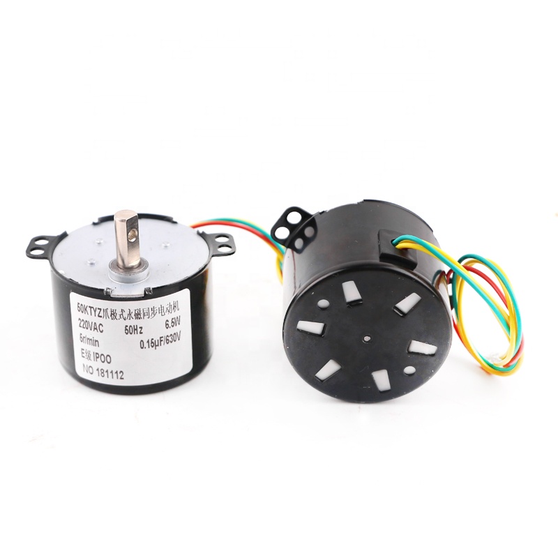 50KTYZ permanent magnet synchronous motor AC 220V 1.2~50 RPM Reversing motor Controllable low speed micro motor