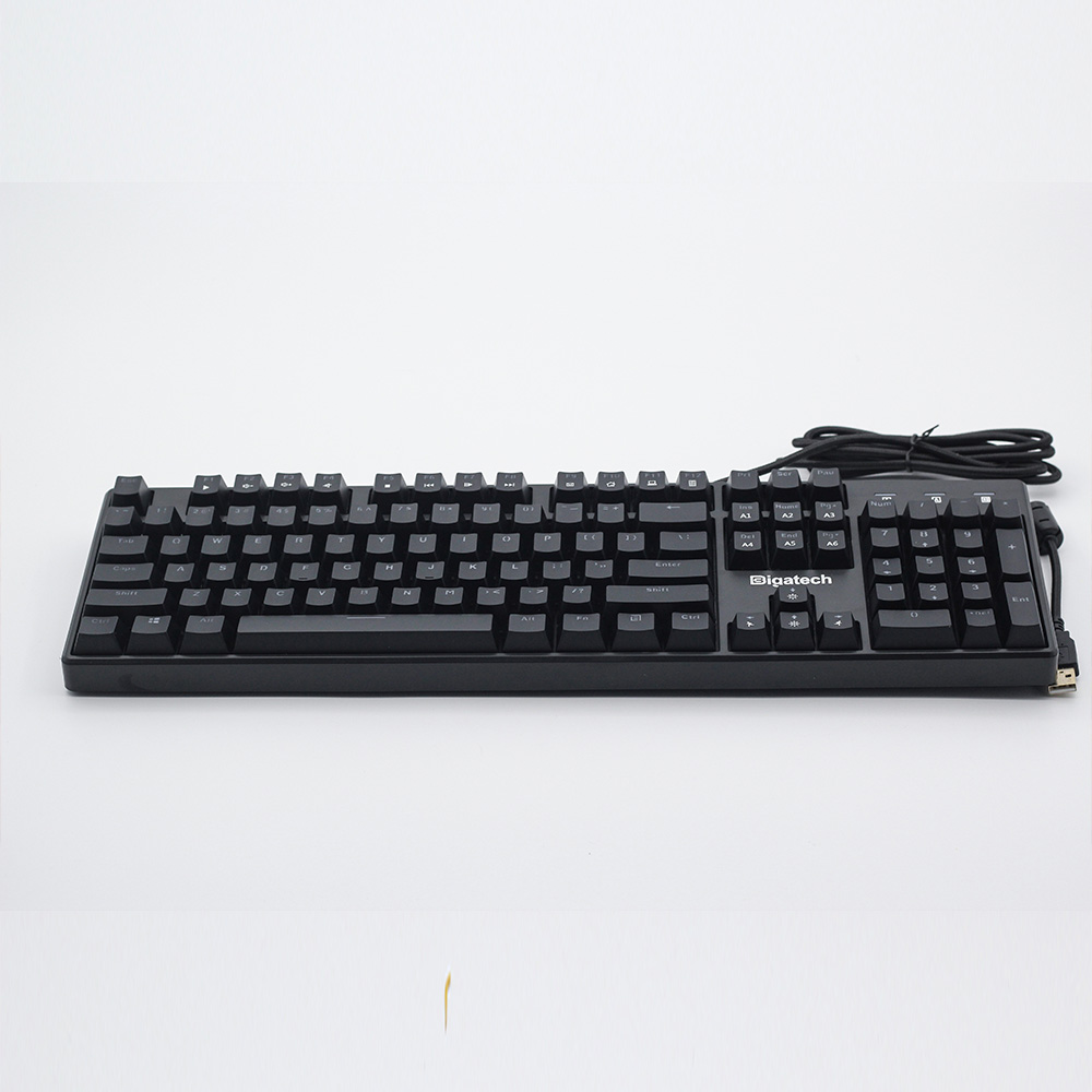 Проводная игровая клавиатура RGB Mix с подсветкой 104 с защитой от привидения синий красный переключатель механическая клавиатура для игрового ноутбука ПК