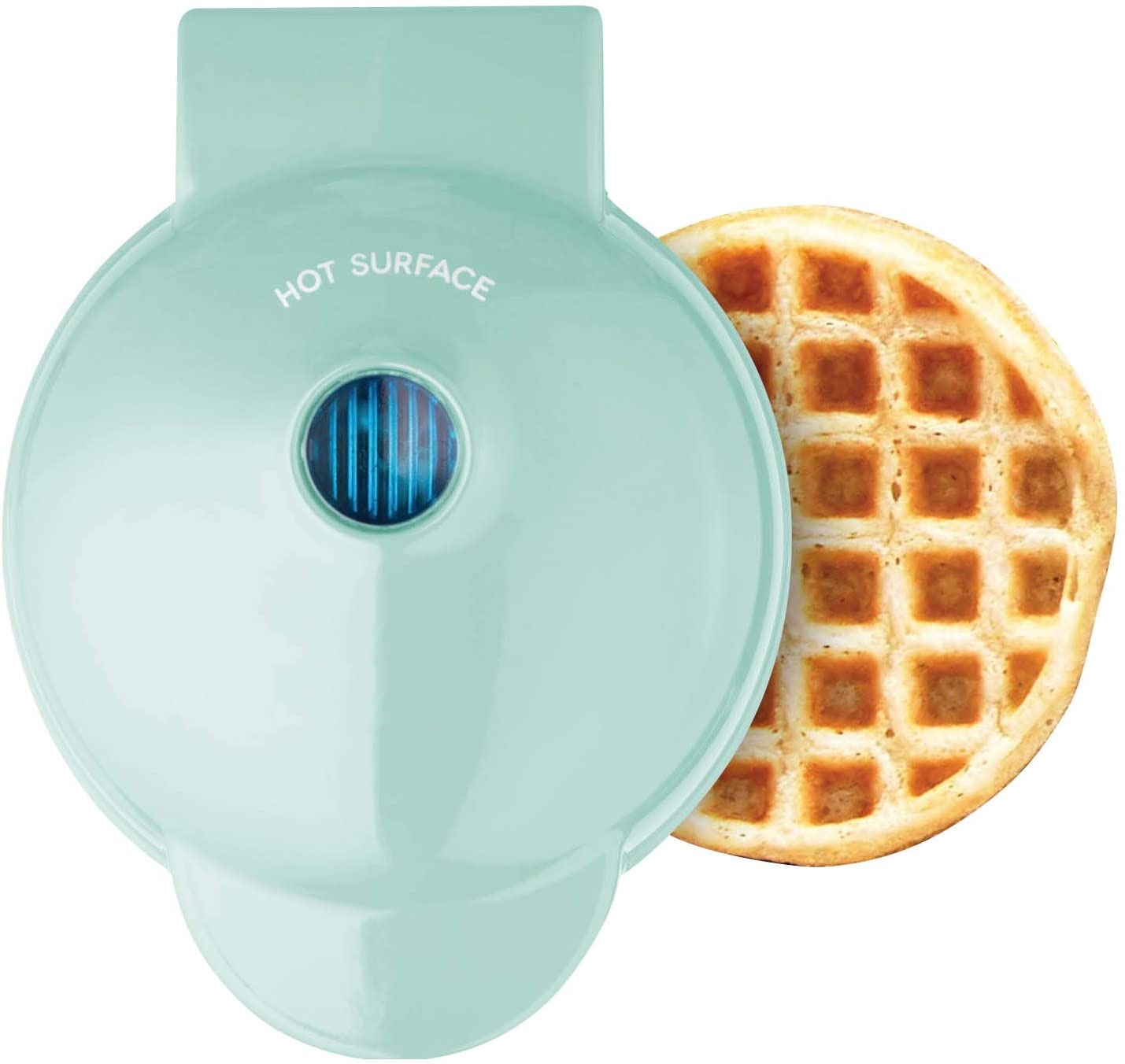 Portable Pocket Premium Non-Stick Plates Electric waffle Maker Machine, Round Breakfast Mini Personal Penis Waffle Maker