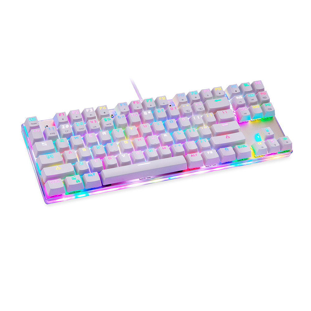 2020 Motospeed K87S Горячая продажа компьютерная RGB игровая клавиатура с подсветкой Механическая игровая клавиатура