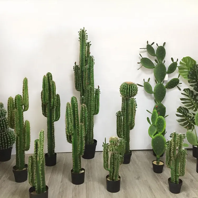 Разнообразные искусственные суккулентные растения, пластиковый кактус для украшения