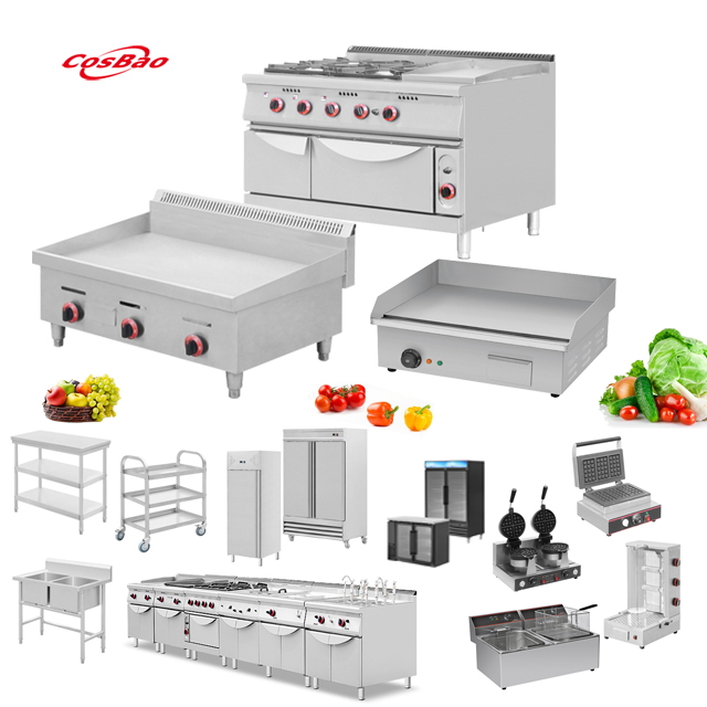 Stainless Steel Cooking Range Commercial Kitchen Equipment For Kitchen Project Of Hotel Equipment
