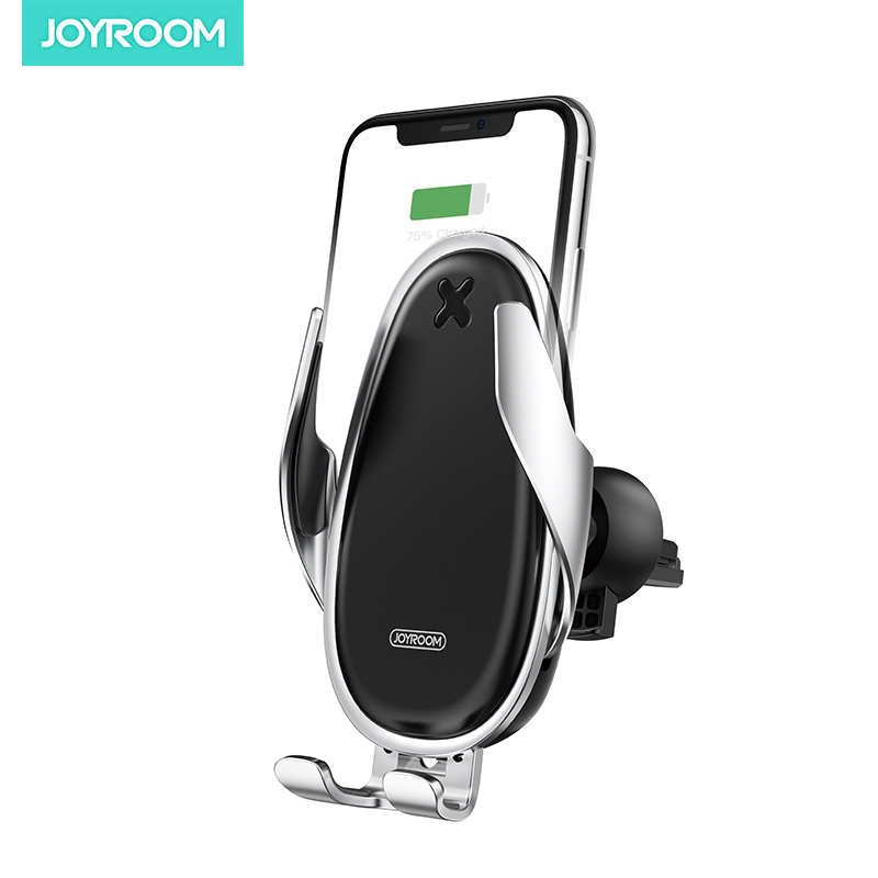 Joyroom air outlet индукционный Автомобильный кронштейн QI 15 Вт Быстрая зарядка беспроводной мобильный телефон Автомобильный держатель с зарядным устройством