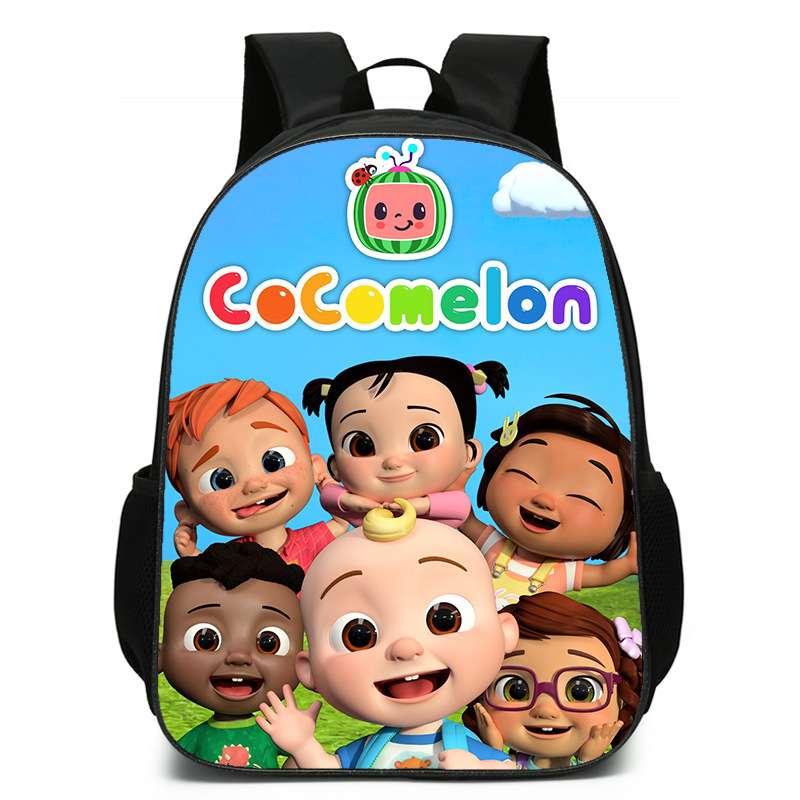 Модная сумка Cocomelon для мальчиков, рекламная сумка с логотипом, детская миниатюрная школьная сумка, Мультяшные детские сумки, детский рюкзак