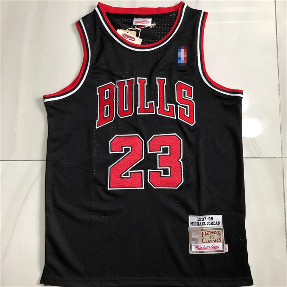 Bulls #23 #91 Jordan's Jersey Top Quality All Embroidery Basketball Jersey For Men Retro Edition Mens Basketball Uniforms