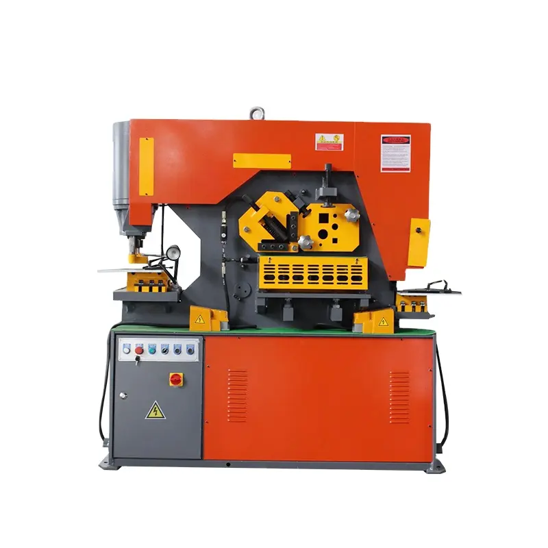 Q35Y-20 90T Economic Hydraulic Ironworker Combined Punching and Shearing Machnie Shearing Punching Bending And Notching Machine