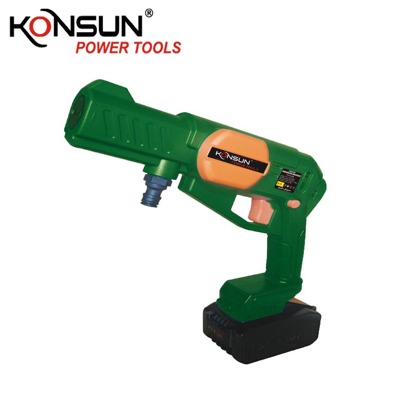 KONSUN 77001 модель Китай 20V беспроводные инструменты литиевая батарея электрическая Автомойка высокого давления