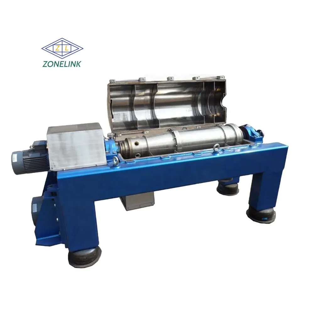 Industrial Centrifuge Decanter Centrifuge Food Olive Oil 3 Phase Liquid Solid Separating Continuous Auto Price Plc,motor 30000