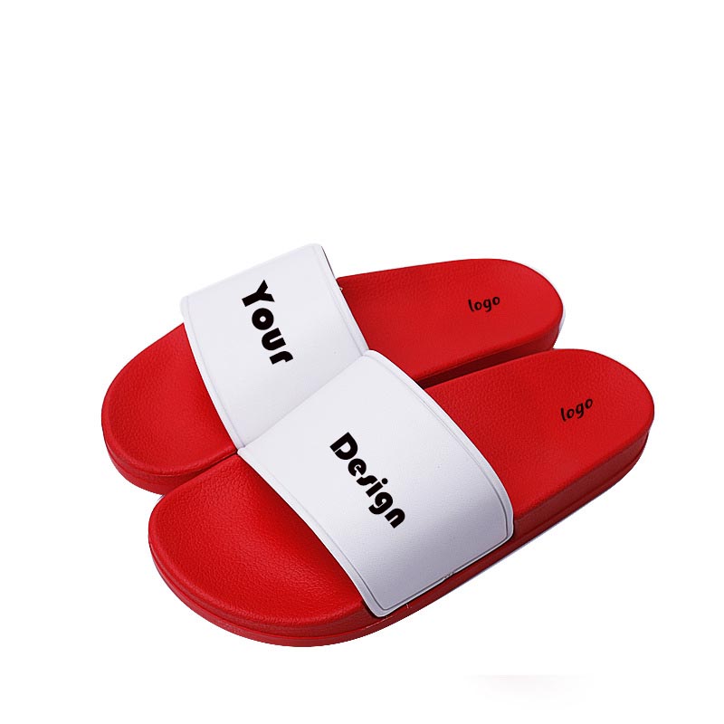 Wholesale Colorful Comfort Custom Logo Rubber Blank Pool Outdoor Slide Sandal Slippers