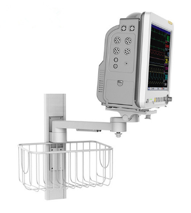 good quality aluminum Patient monitor wall stand for hospital and clinic