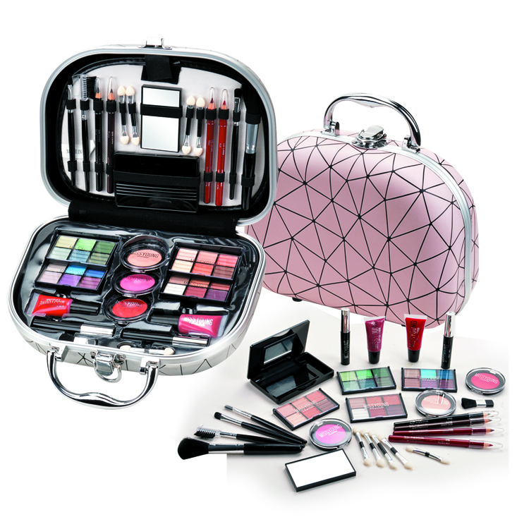 Private label Factory makeup gift sets box cosmetics eyeshadow palette brush set