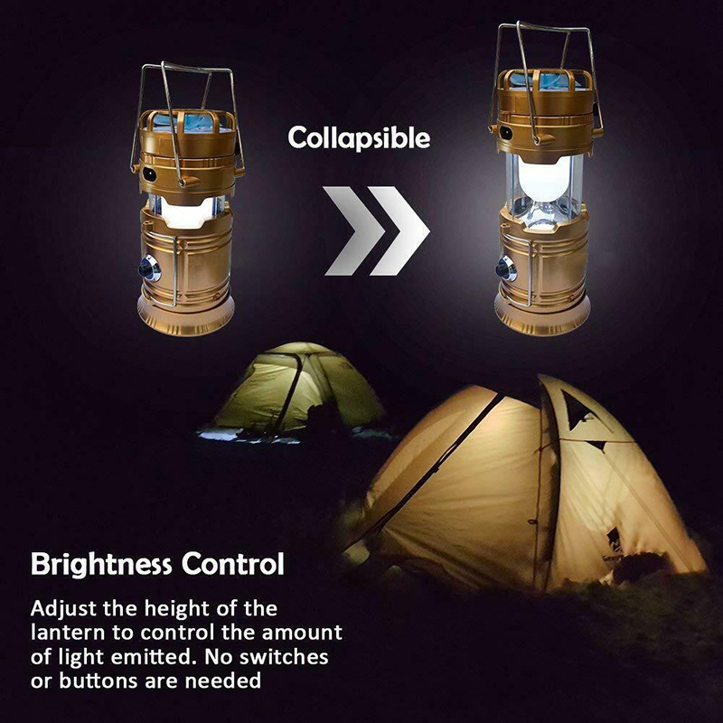 10w camping lantern with fan function with energy fan with strong wind fan Metal color lantern