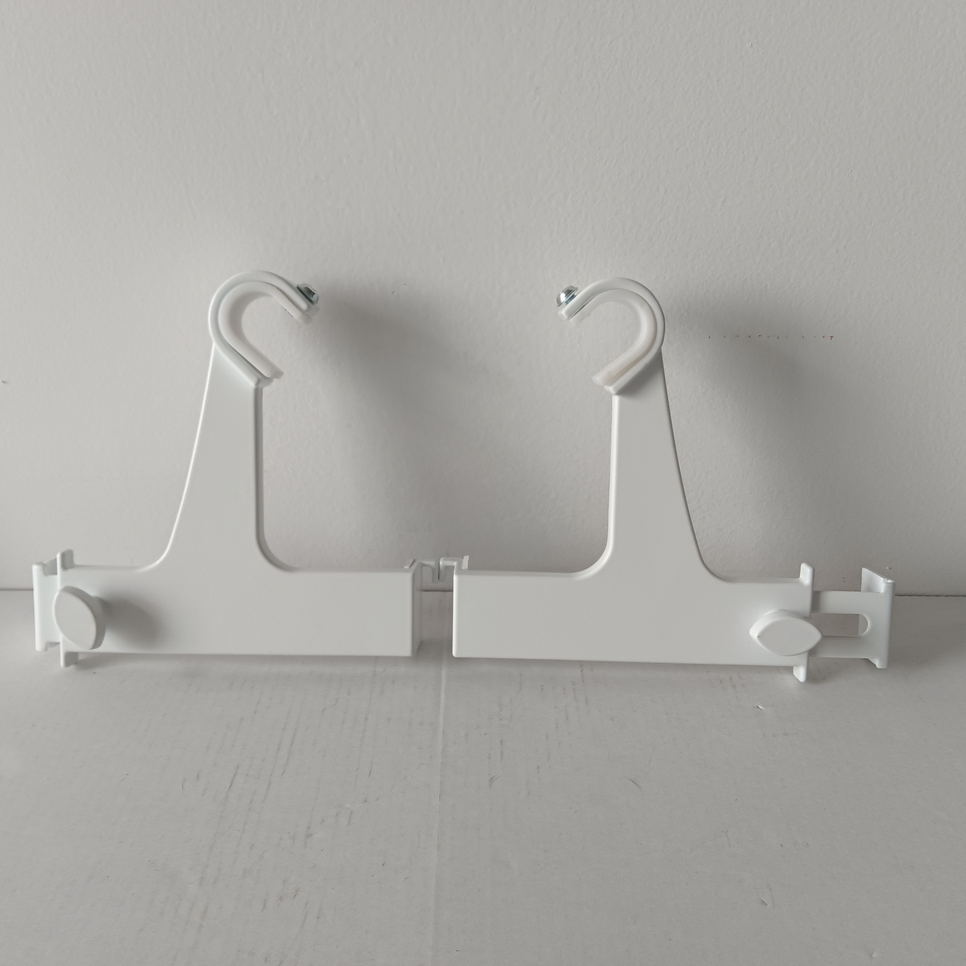 Aluminum alloy material No-punch curtain rod support curtain rod holder Adjustable curtain rod fittings