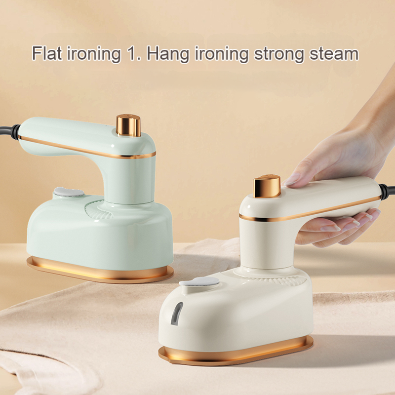 Foldable Mini Travel Portable Electric Flat Iron Steam Dry Wet Small Iron Machine Household Steamer For Dressing Titanium Panel