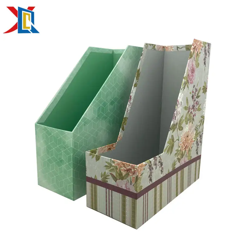 Factory Price Paper Cardboard Magazine File Organizer Box Holder For Office Desktop