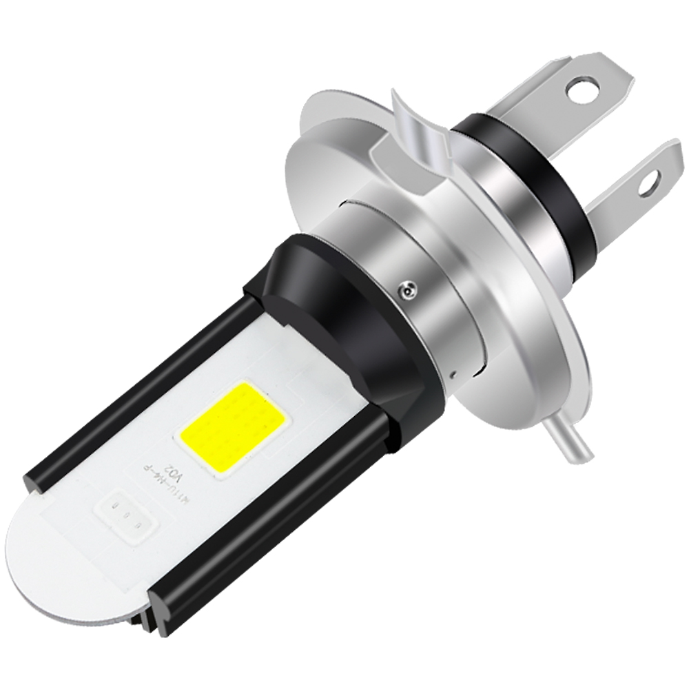 Высокая плотность 850LM H4 P43T Led COB лампы для фар 9-80V автомобильная система освещения мотоцикла DJ261