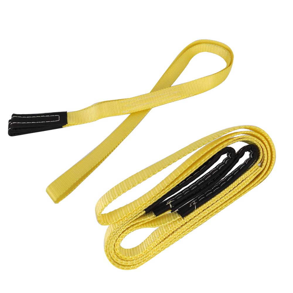 GS CE 2PK 8FT High quality 100% Polyester Lifting Webbing Sling toplift Sling Strap OEM Webbing Sling