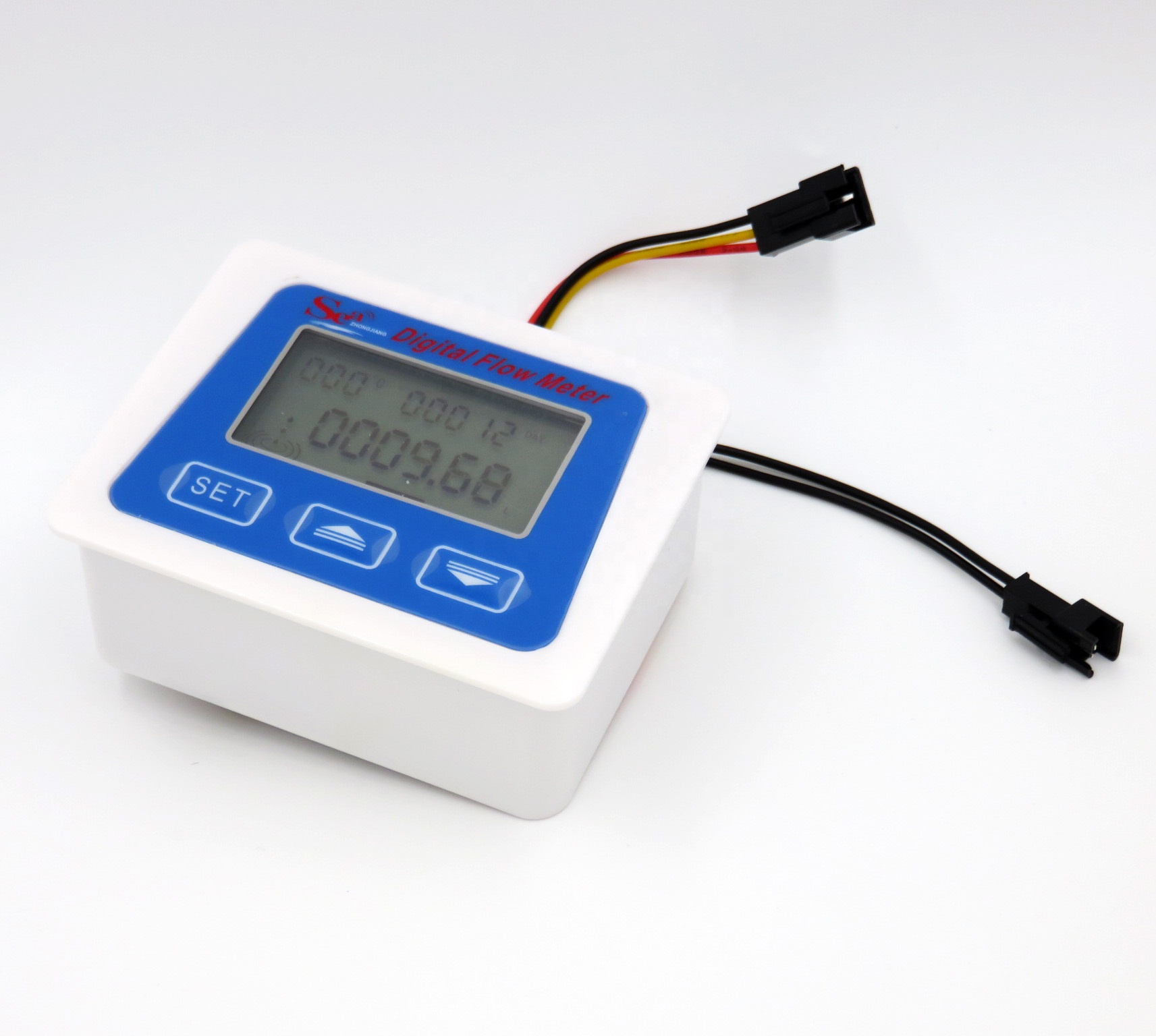 Морской DC5V с батарейным питанием LCD-S цифрового водомера особенность дисплея и с максимальное измерение 999999L