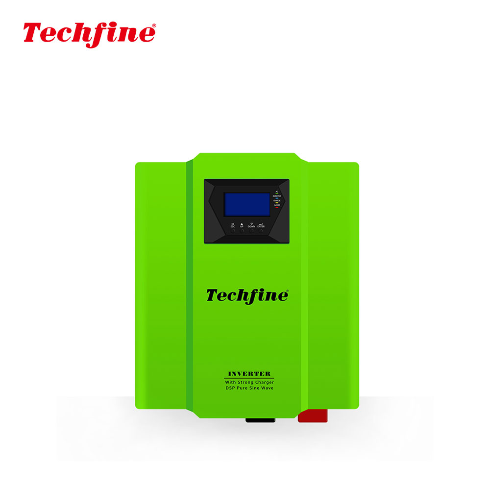Techfine 220v 110v hybrid inverter 10kva 10kw hybrid inverter mppt