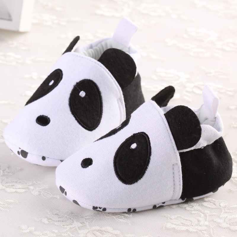 Winter new baby plus velvet plus cotton thickening fashion cute warm soft bottom anti skiing boots toddler shoes