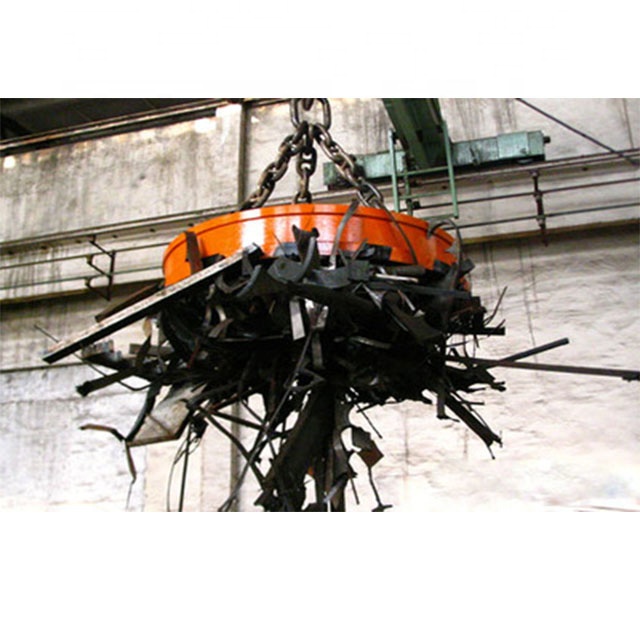 Lift magnetic conductive materials Carry cast iron ingots iron steel Lift solenoid suction disc
