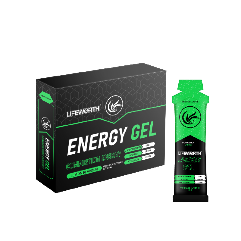 Lifeworth sportion nutrition liquid energy gel with complex carbohydrates sports energy gels pouch