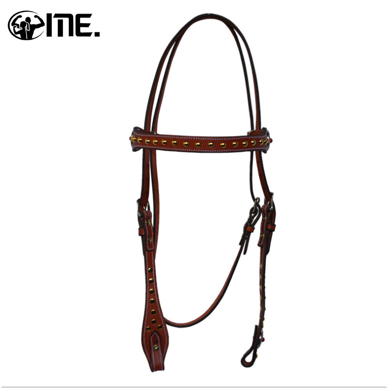 Me Sport Horse Riding Racing PU leather Material Horse Equipment Bridle And Rein Set