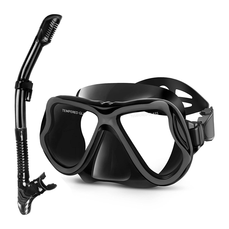 Snorkel Face Mask Scuba Diving Equipment Professional Silicone Diving Mask Set Anti Fog Dive Mask