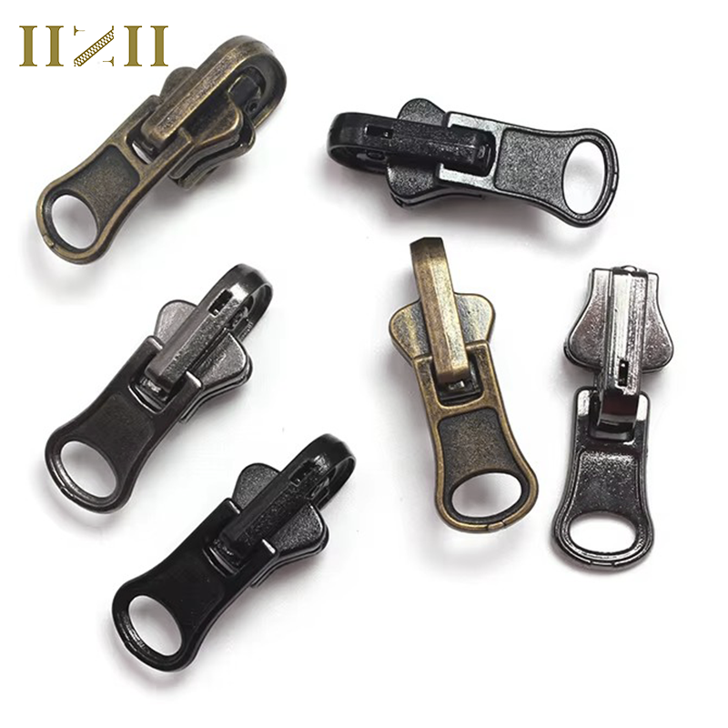 HVV High Quality Rotary Puller Painted and Plated Color Metal Slider for Plastic Nylon Zipper