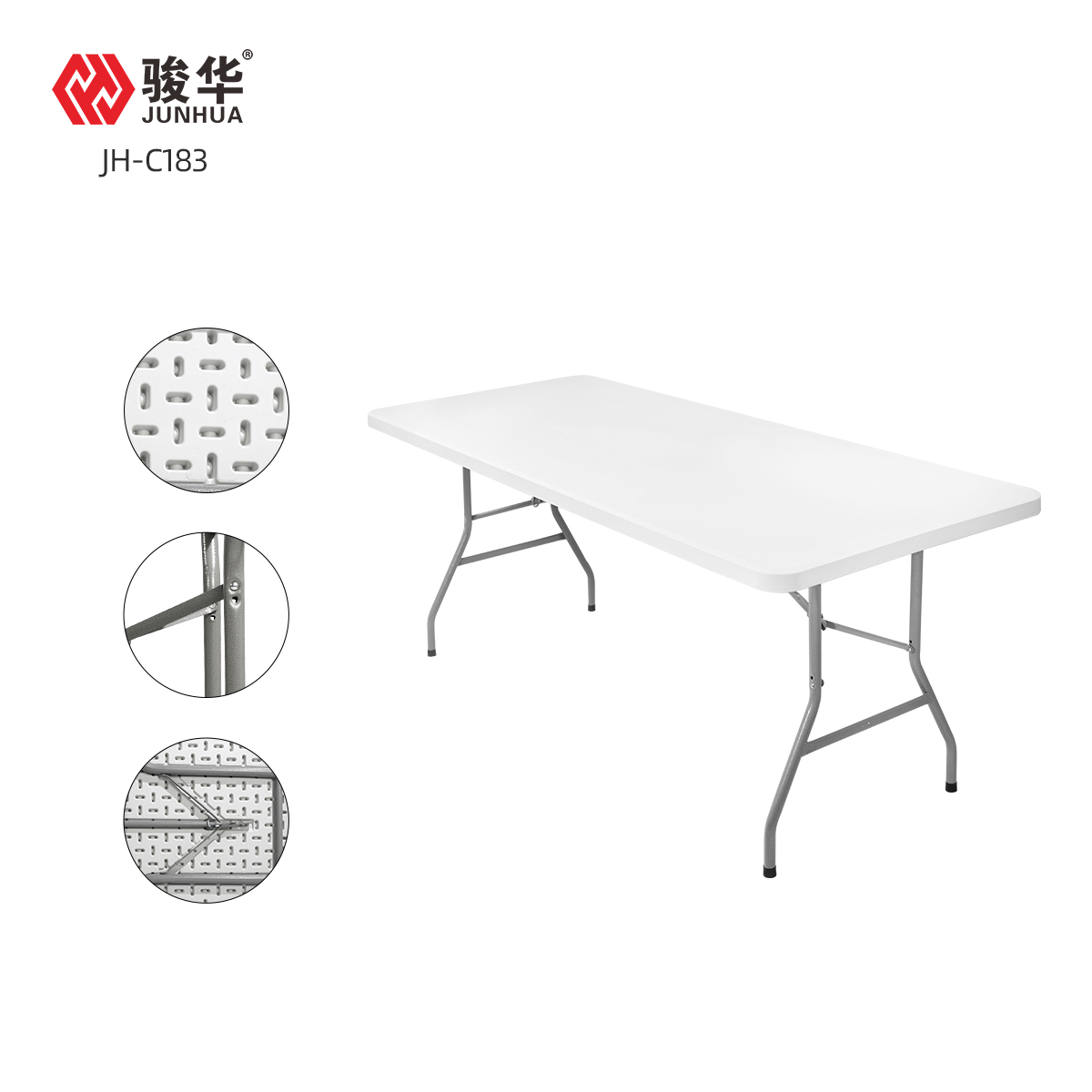 Wholesale Durable 6ft Outdoor Rectangle Folding Table For Event