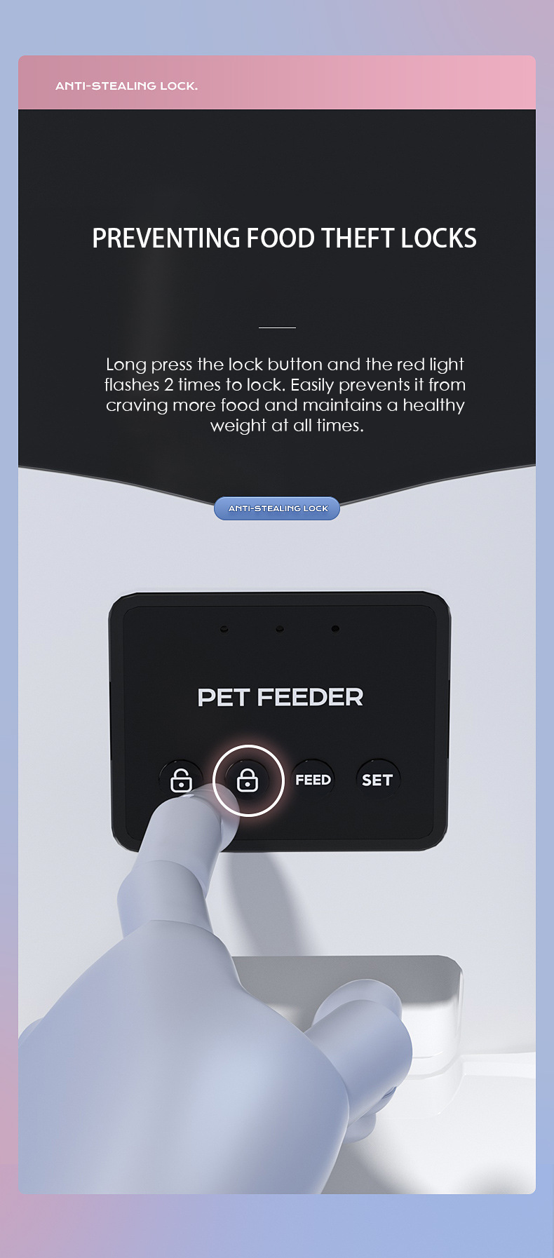 Amazon hot sale 3L cat dog automatic smart pet feeder camera smart pet food dispenser wifi animal feeder robot