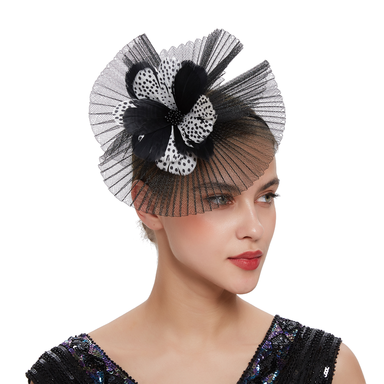 Latest High End Fabric Hair Accessories for Women's Party Style Daily Life and Kentuckide Hat Fascinators Direct Factory Sales