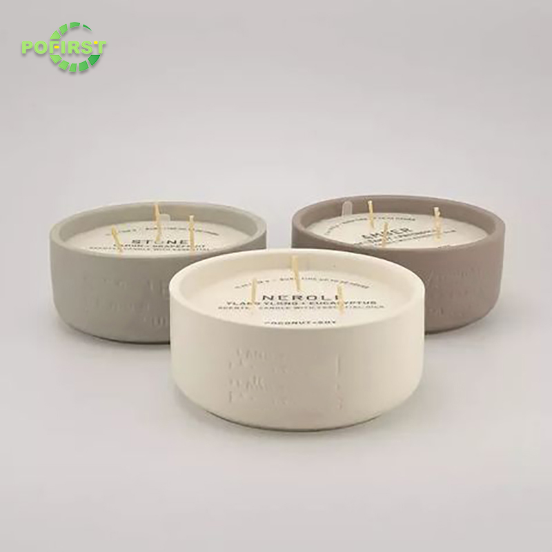 Paypal Luxury Organic Soy Essential Oil 3 Wick Scented candle