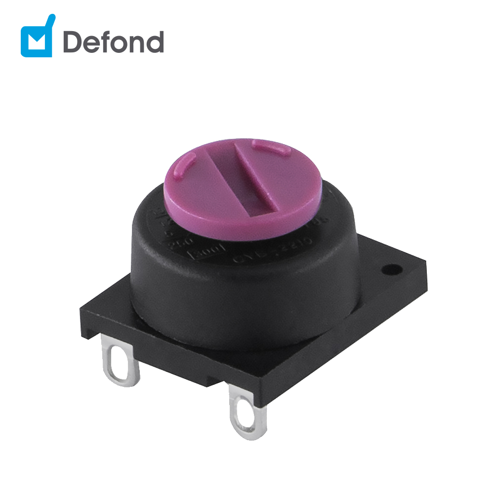Defond CYB-2210-ABK32-01R 5A, 10A 125VAC, 250VAC DPDT T85 поворотный переключатель 2 позиции для сушки волос