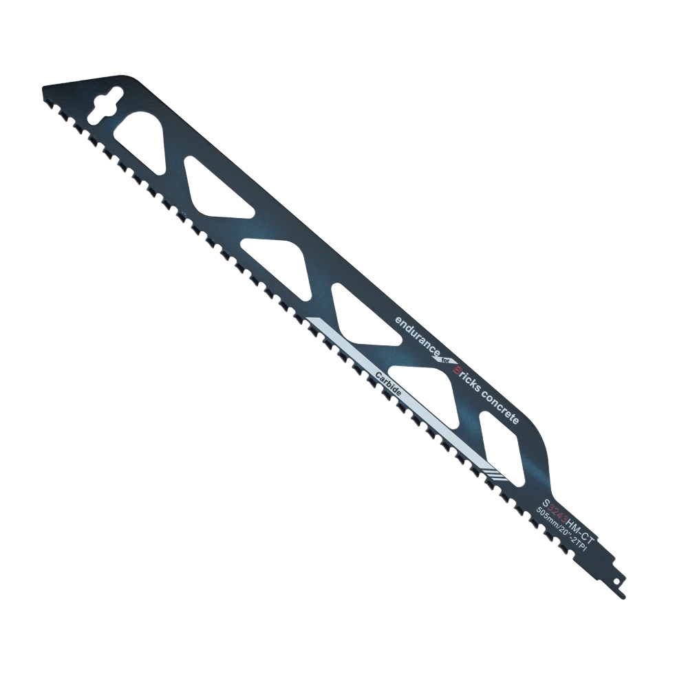 20in 505mm Reciprocating Saw Blade For Cutting Porous Concrete, Red Bricks, Fiber Cement