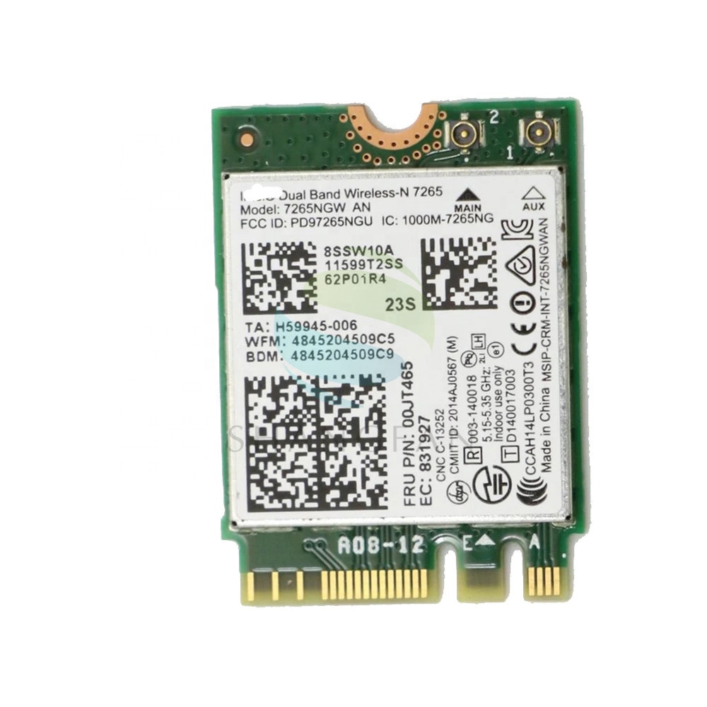 Беспроводной Wi-Fi беспроводной локальной сети 7265NGW 7265 для ThinkPad T450 T450S T550 X250 L450 W550S X1-CARBON-20BS-20BT FRU 00JT468 00JT465
