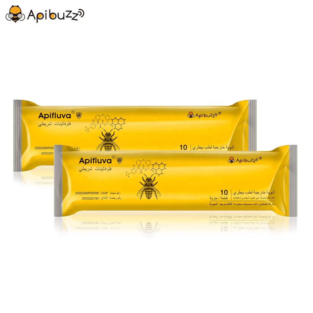 Клеща полосы для пчел apibuzz apifluva 10-полосы флувалинат полоски пчелы с защитой от клеща обработки инвентарь для пчеловодства пчелиный улей инструмент