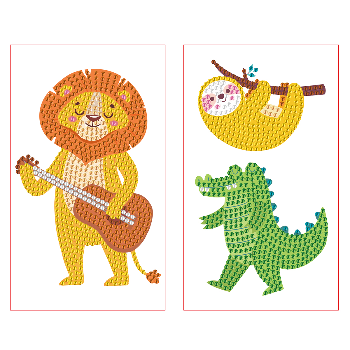 Diamond Painting Stickers Kits Handmade Digital Paint by Numbers