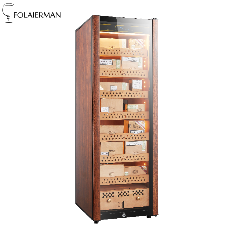 Hot Sale Modern New Cigar Humidors Luxury Display Case Cigar Humidor Upright