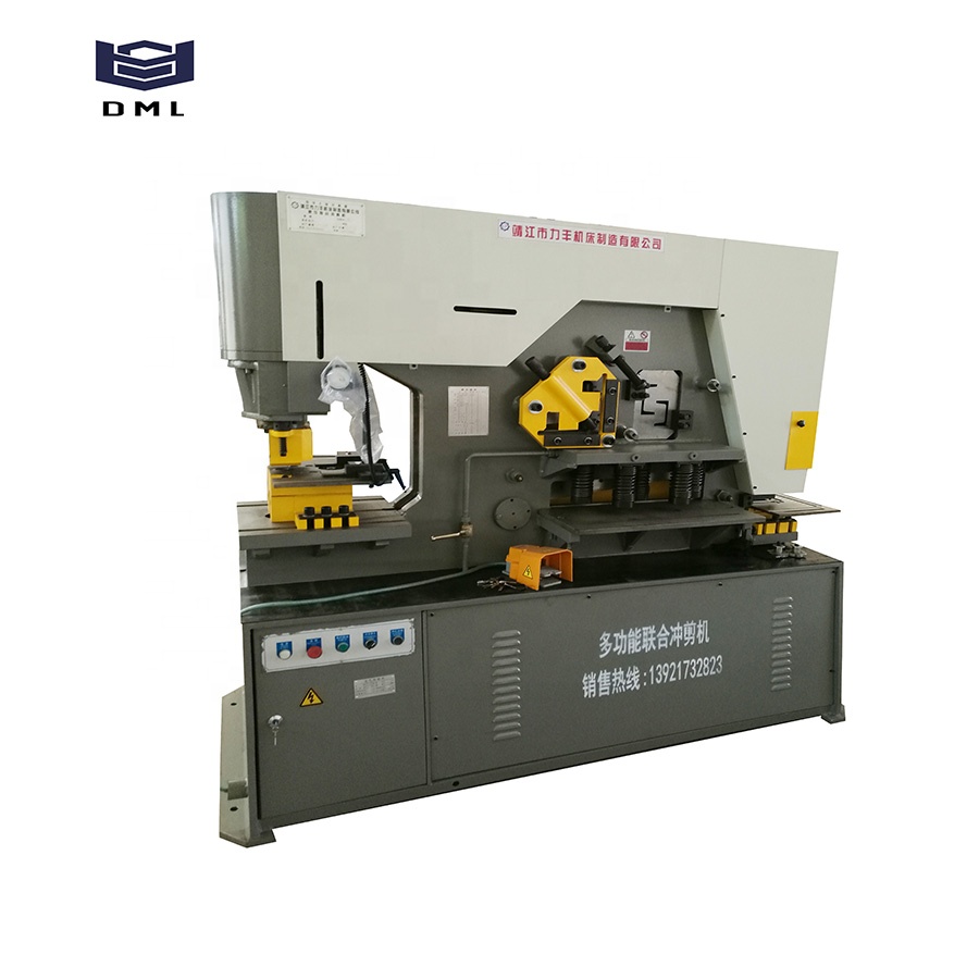Small Hydraulic Ironworker Iron Plate Punching Machine Q35y-20 Hydraulic Ironworker Combined Punching Hydraulic Ironworker