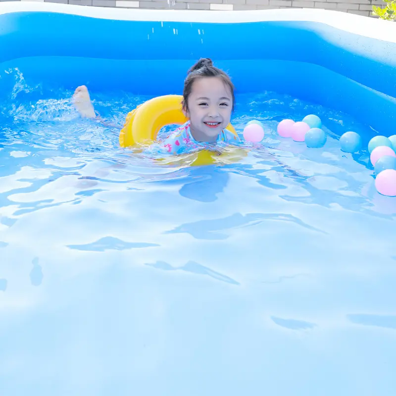 Household Outdoor PVC Thick Plastic Family Children's Inflatable Swimming Pool