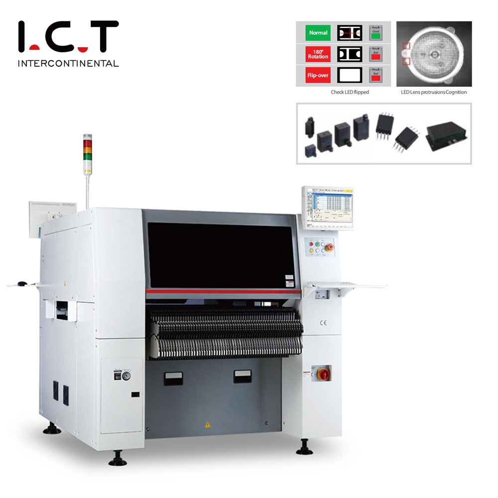 ICT820 недорогой светодиодный чип монтер PCB Pick And Place Line SMD SMT Pick And Place Machine полностью автоматический