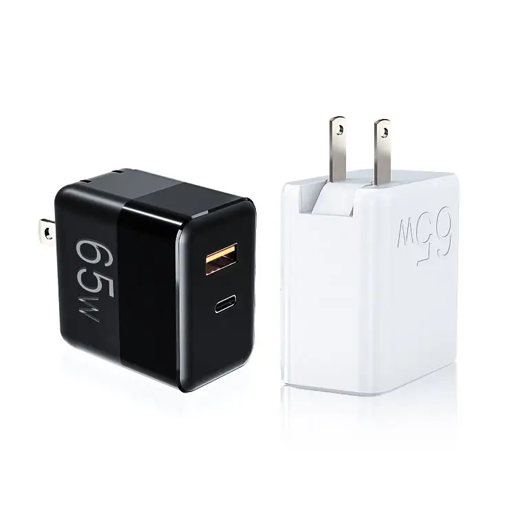2021 New Arrival Gallium nitride Travel Portable GaN 65W PD Charger Type C Wall Charger for iPhone For Apple phone Fast Charger