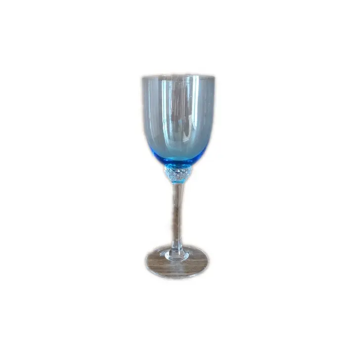 Glass Glass China Factory Ballon White Colored Handmade Wine Glass