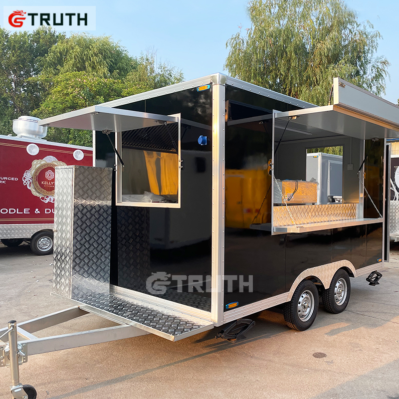 TRUTH new arrival durable hot sale foodtruck trailer canteen mobile fast food trailer for sale usa
