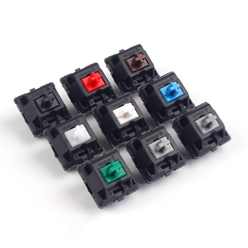 OEM yellow silver blue red hot swappable mechanical switches optical gaming keyboard with cherry mx switch tester