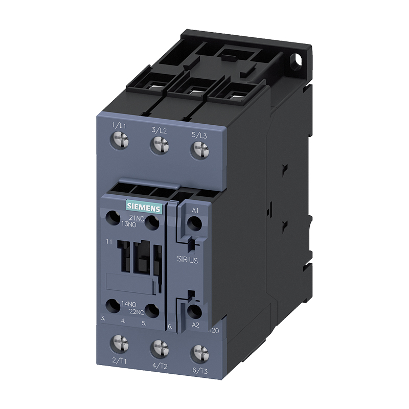 Siemens 3RT2036-1AL20, мощность, AC-3, 22kW /400V 1NO + 1NC, 50/60Hz, 3-Полюсные, размер S2, винтовые клеммы