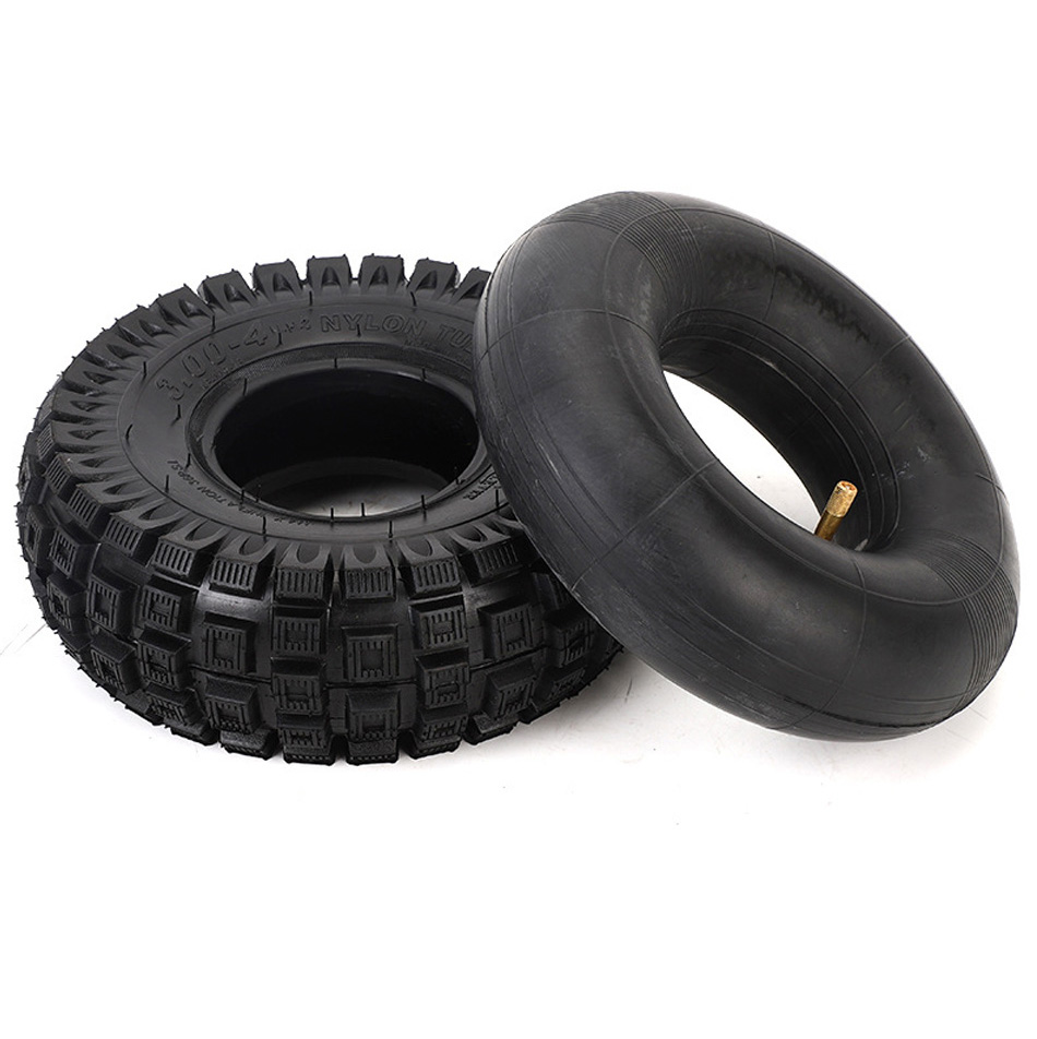 Electric Scooter 3.00-4 Tire 260x85 4.10/3.50-4 10 inch Tyres fit for Knobby Scooter, ATV and Go Kart Tires and Inner Tube