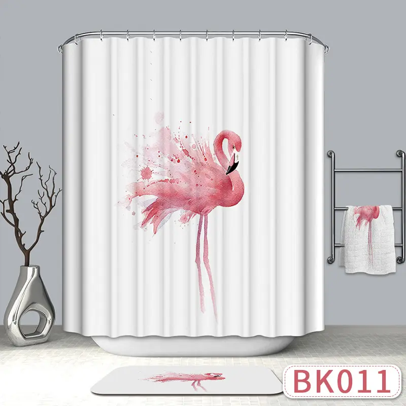 OEM patterns for polyester shower curtains modern shower curtain 72in*72in accept customization size